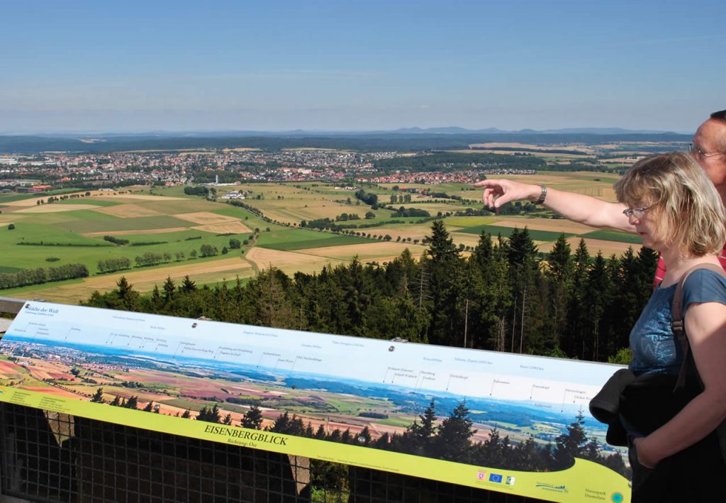 Georg Viktor Turm mit Panoramatafeln