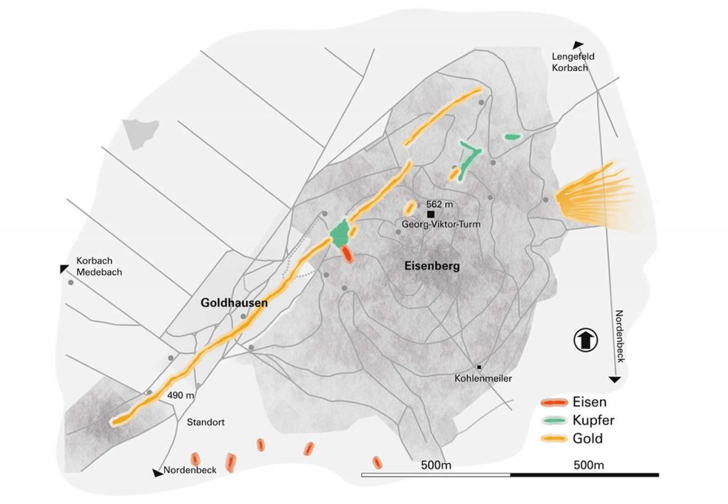 Karte Bodenschaetze im Eisenberg